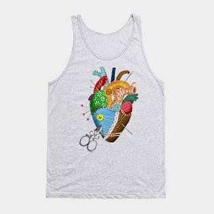 Cloth heart Tank Top